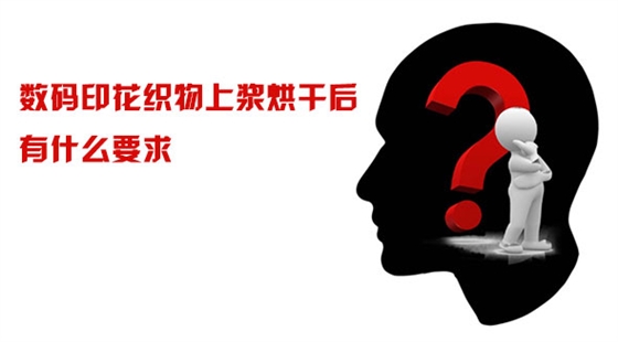 數碼印花織物(wu)上漿烘幹後有(you)什麽要求